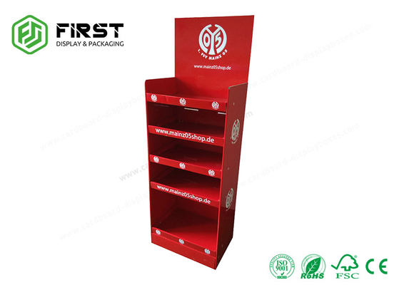 Custom Printed Light Weight Pos Cardboard Display Stands For Advertising