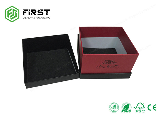 High End Gift Boxes Customized Logo Luxury 2-Piece Lid Base Rigid Gift Box Packaging