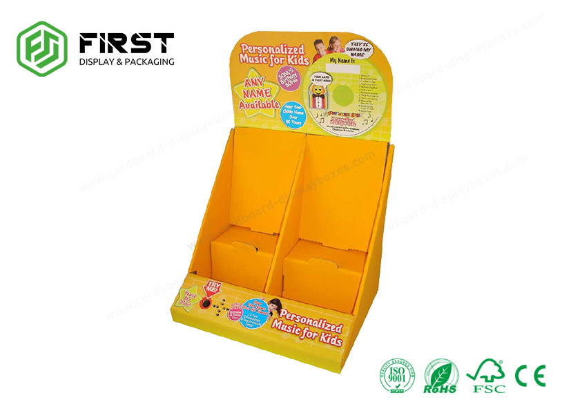 OEM Cardboard Counter Display Foldable Retail Store Corrugated Paper Counter Display