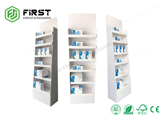 Custom Printing Paper Cardboard Display Retail Corrugated Carton Floor Display Stand