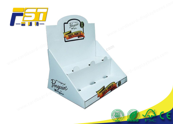 Flexo Printing Cardboard Counter Display Stands Lightweight Sturdy