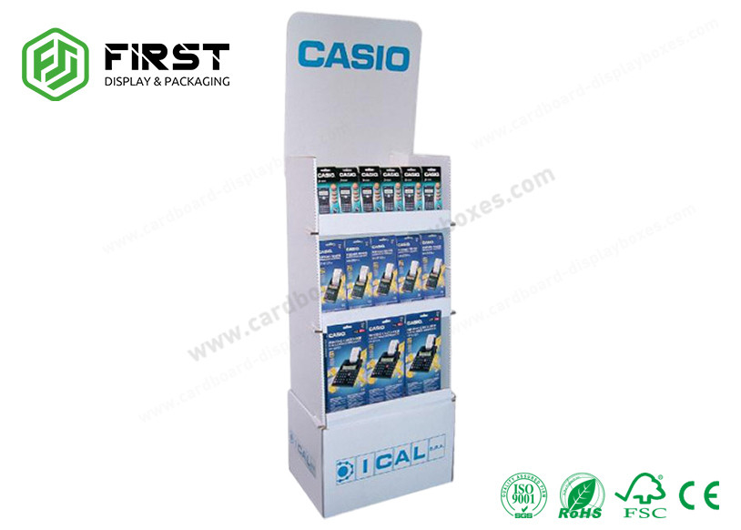 Custom Printed Pop Up Cardboard Display Stand Retail Eco Friendly