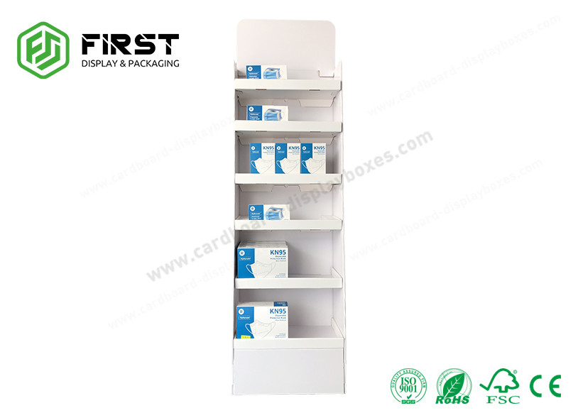 Custom Printing Paper Cardboard Display Retail Corrugated Carton Floor Display Stand