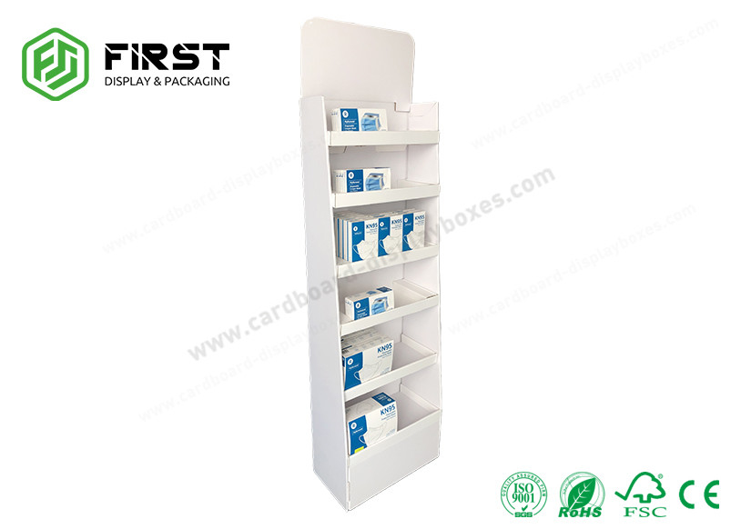 Custom Printing Paper Cardboard Display Retail Corrugated Carton Floor Display Stand