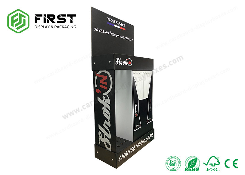 Custom Made Carton Floor Stand Full Color Printed Cardboard Display Floor Stand Display